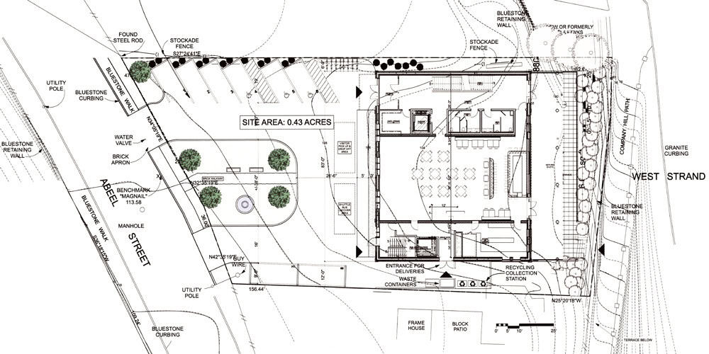 Irish Cultural Center, site plan